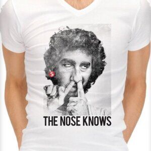 MEN'S T-SHIRTS "The Nose Knows" funny t-shirts/ MEDIUM- BRAND NEW